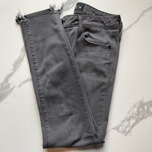 Just Black Denim Frayed edge Grey Jeans